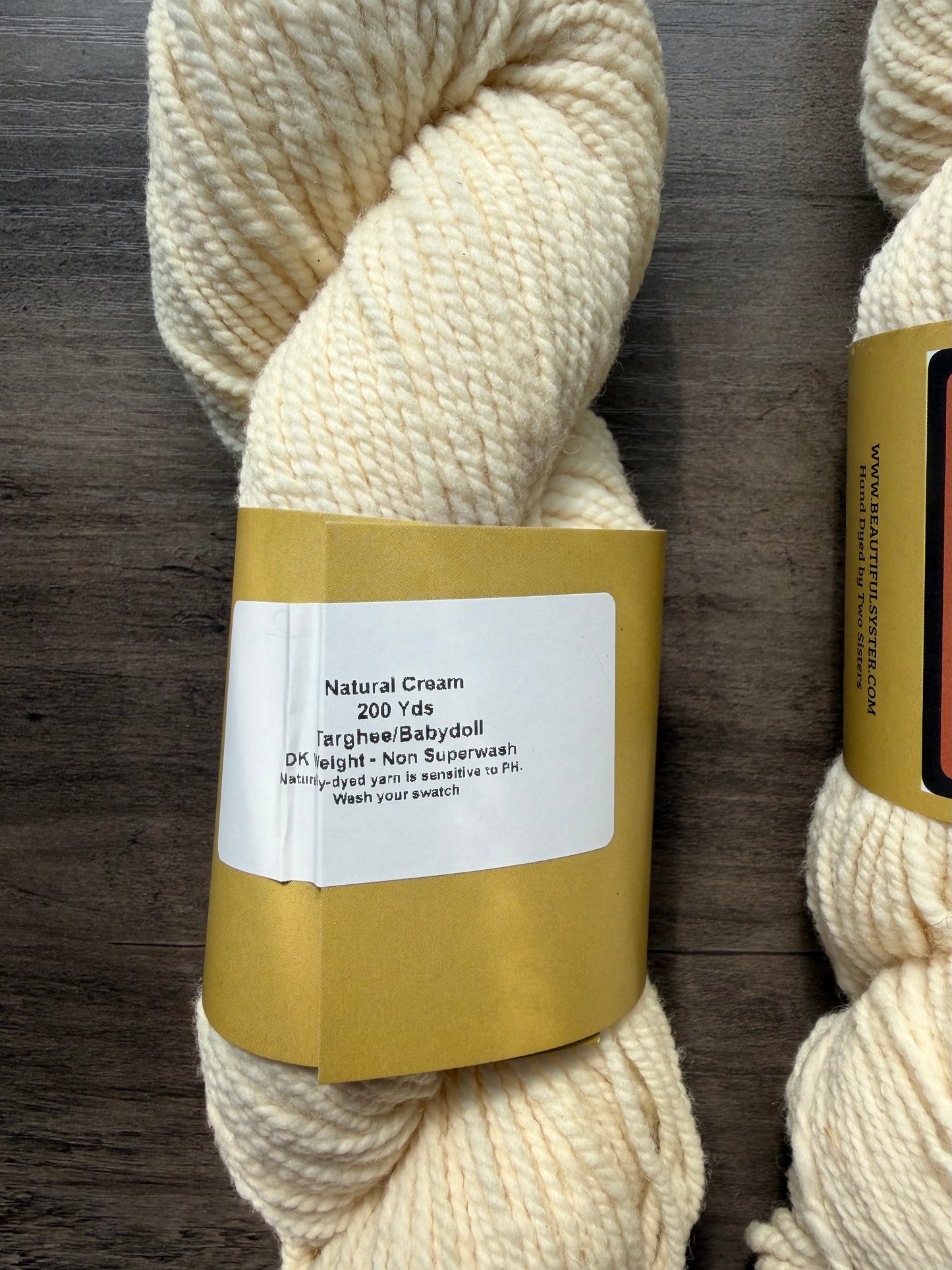 Targhee/Babydoll Cream base