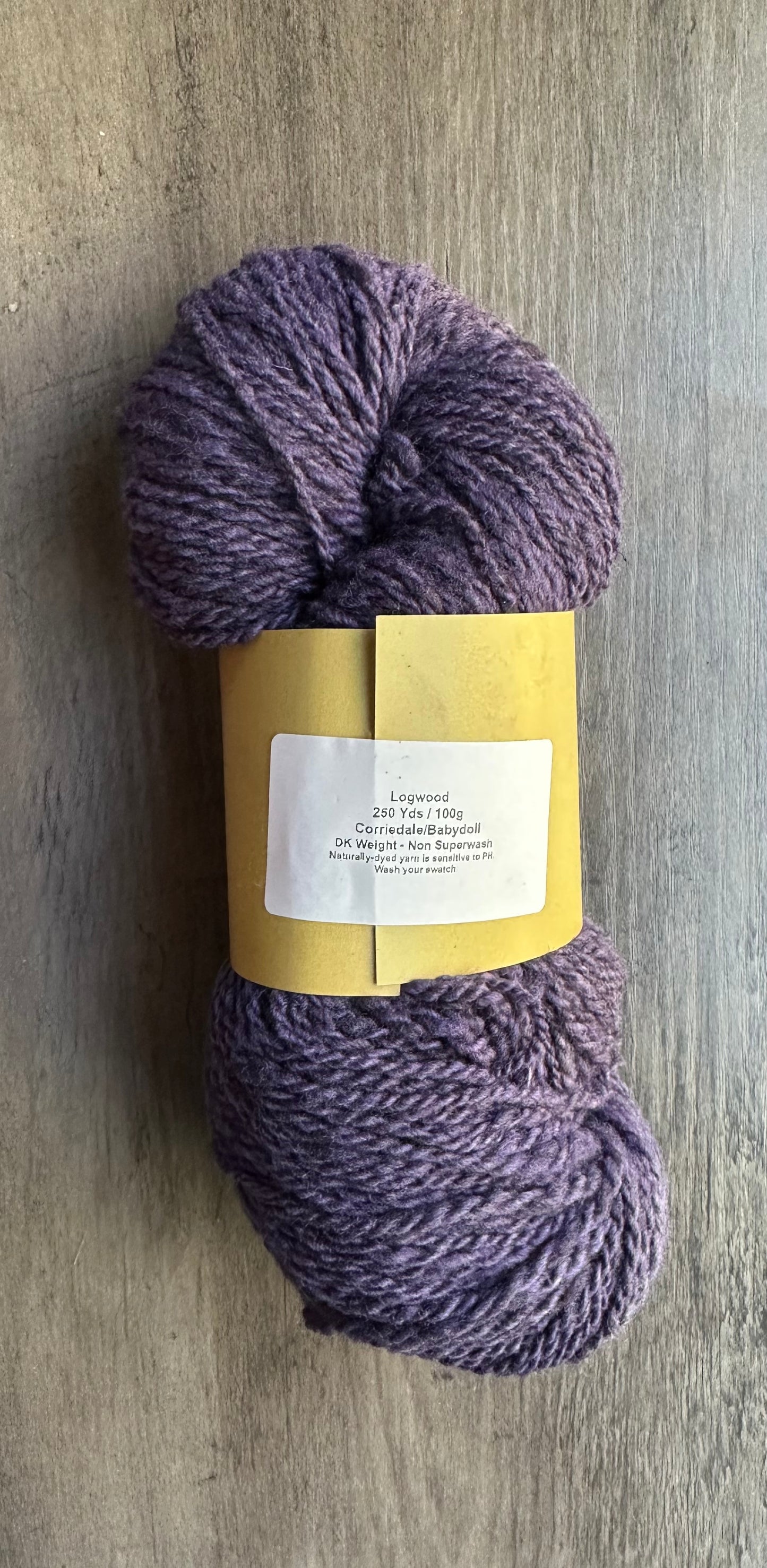 Corriedale/Babydoll Logwood