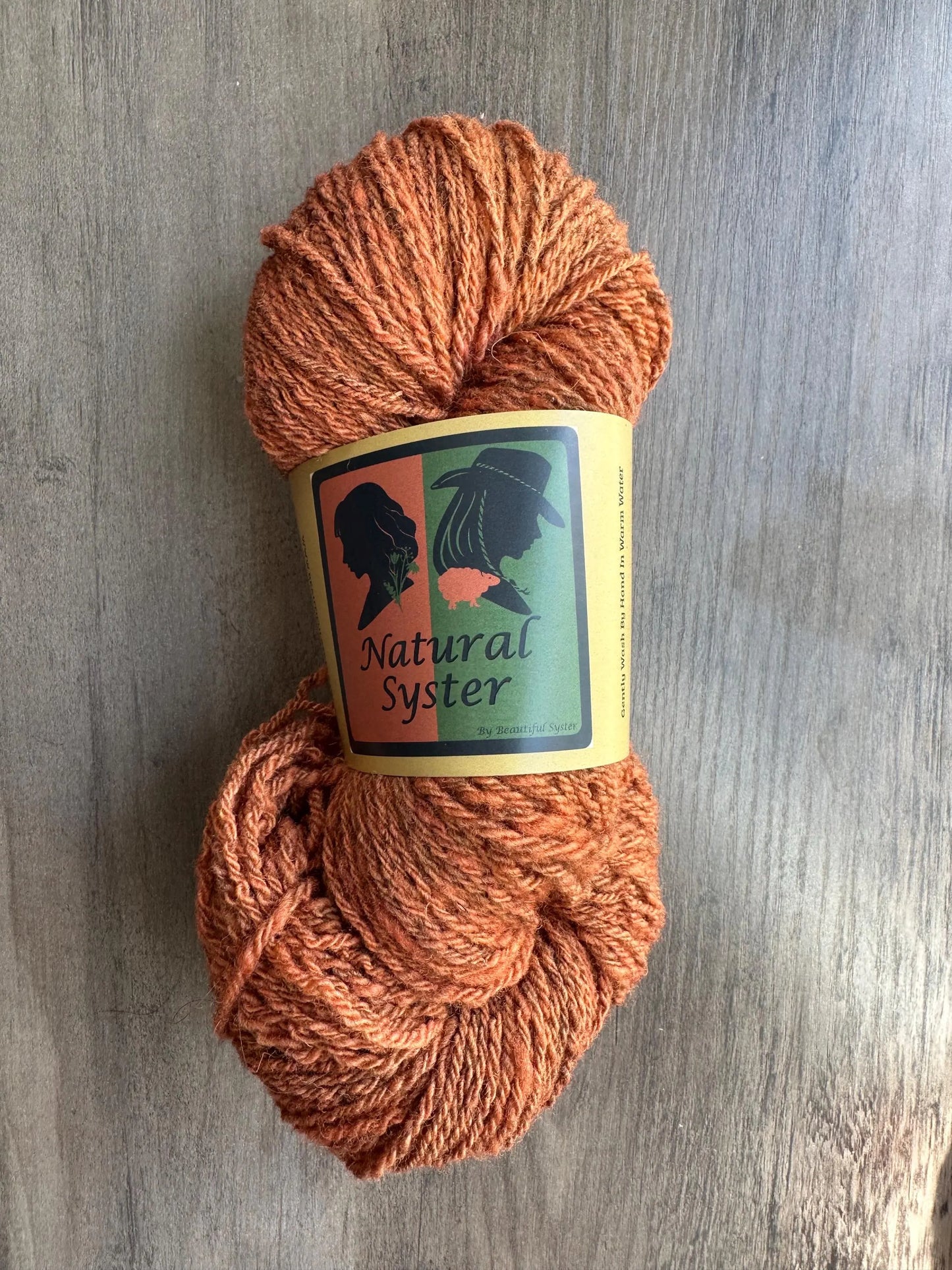 Dorset/Babydoll Yarn Marigold/Eastern Brazilwood