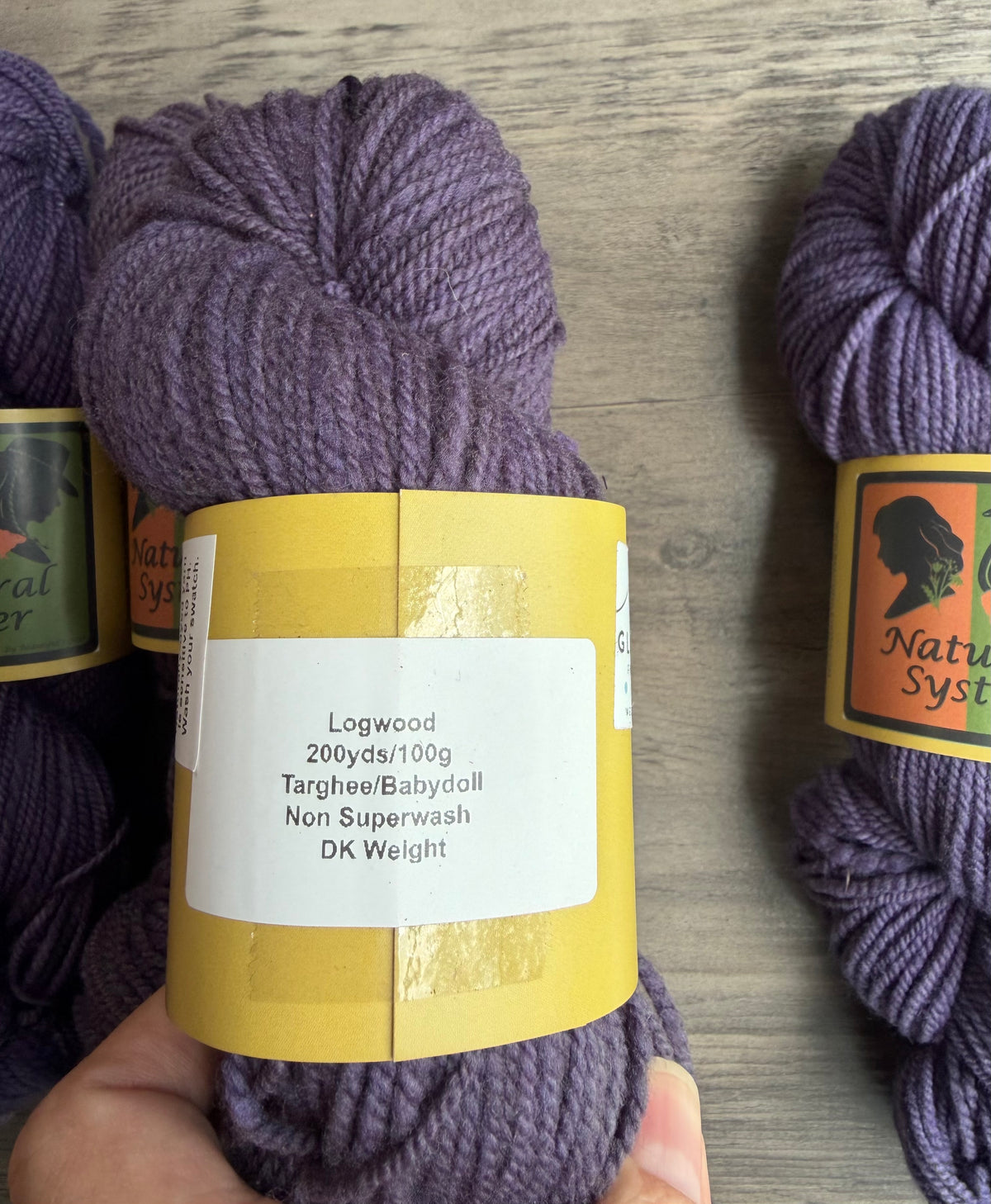 Targhee/Babydoll Logwood  Dark DK