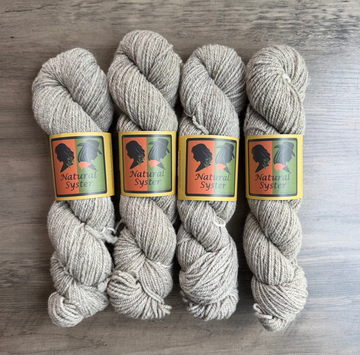 Targhee/Babydoll Natural Grey Sport Weight