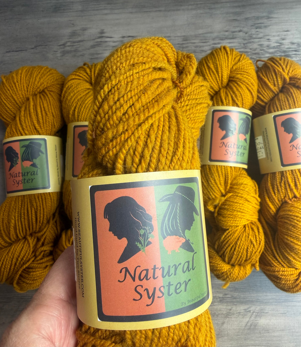 Targhee/Babydoll Marigold  Butternut DK