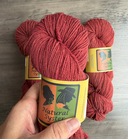 Targhee/Babydoll Madder Sport Weight