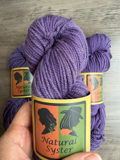 Targhee/Babydoll Logwood DK