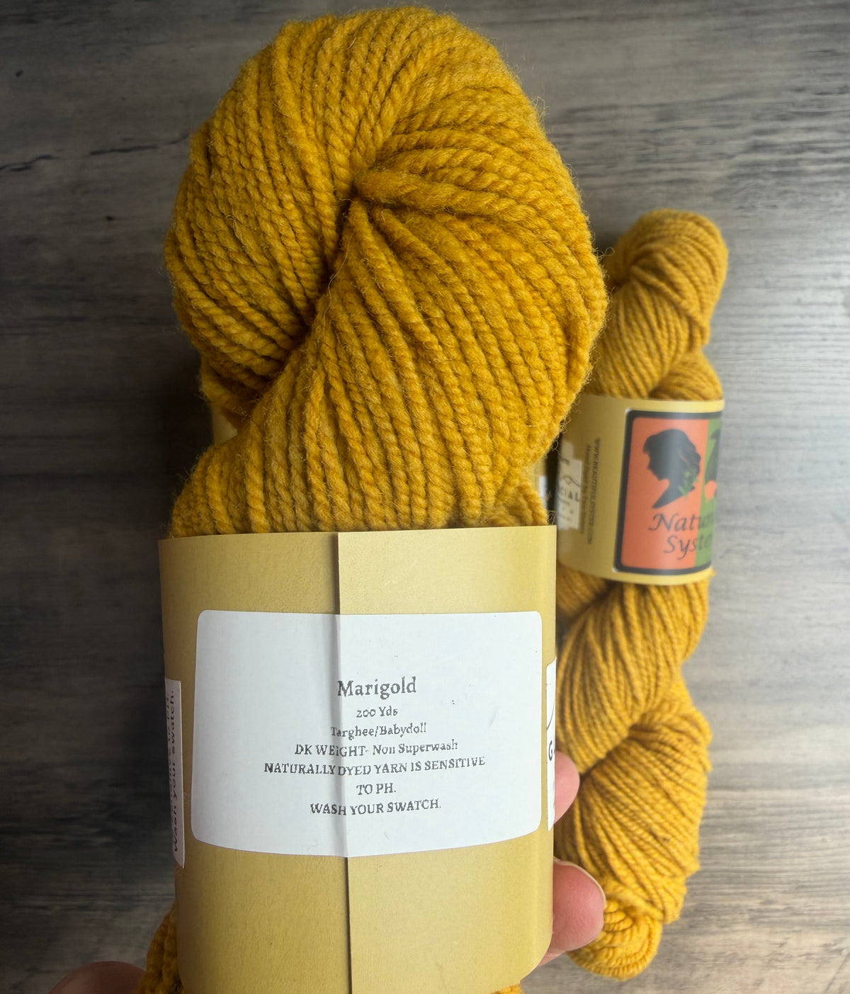 Targhee/Babydoll Marigold Butter DK
