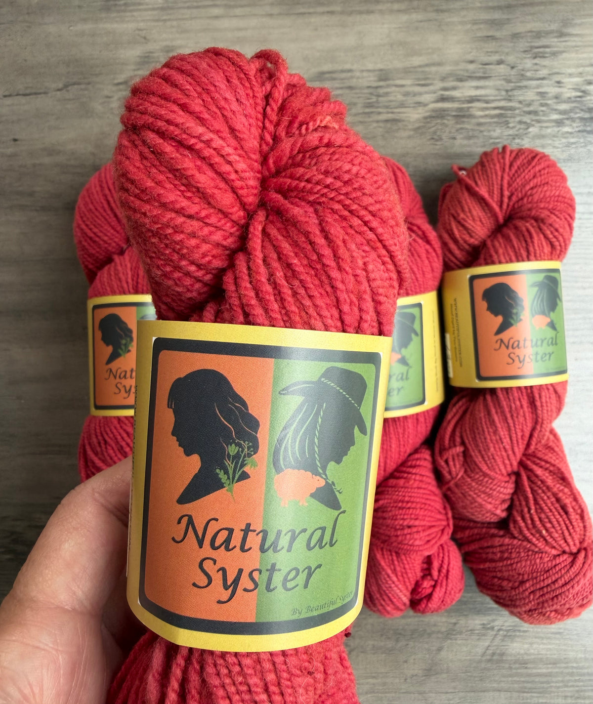 Targhee/Babydoll Marigold/ Eastern Brazilwood DK