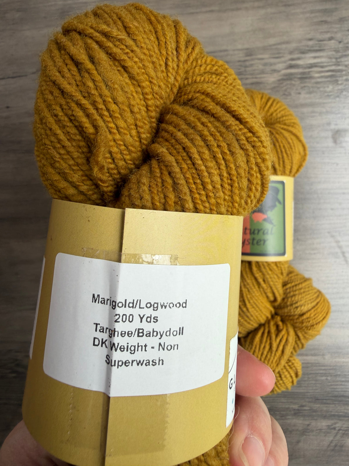 Targhee/Babydoll Marigold/Logwood Golden DK