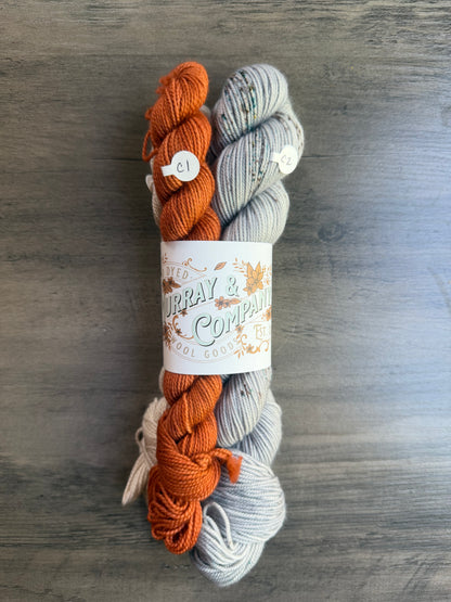 Sweater Weather Hillary Bag with Fingering Weight minis