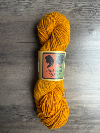 Targhee/Babydoll Marigold Orange Tone DK