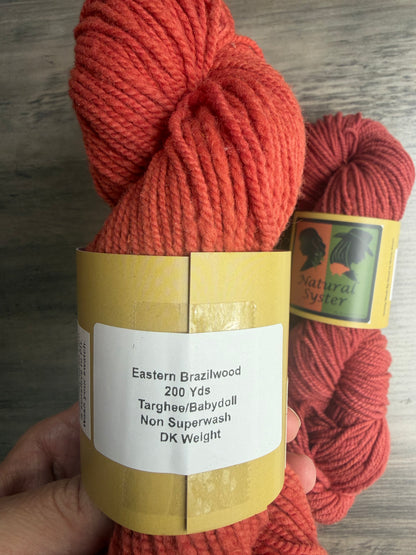 Targhee/Babydoll Eastern Brazilwood DK