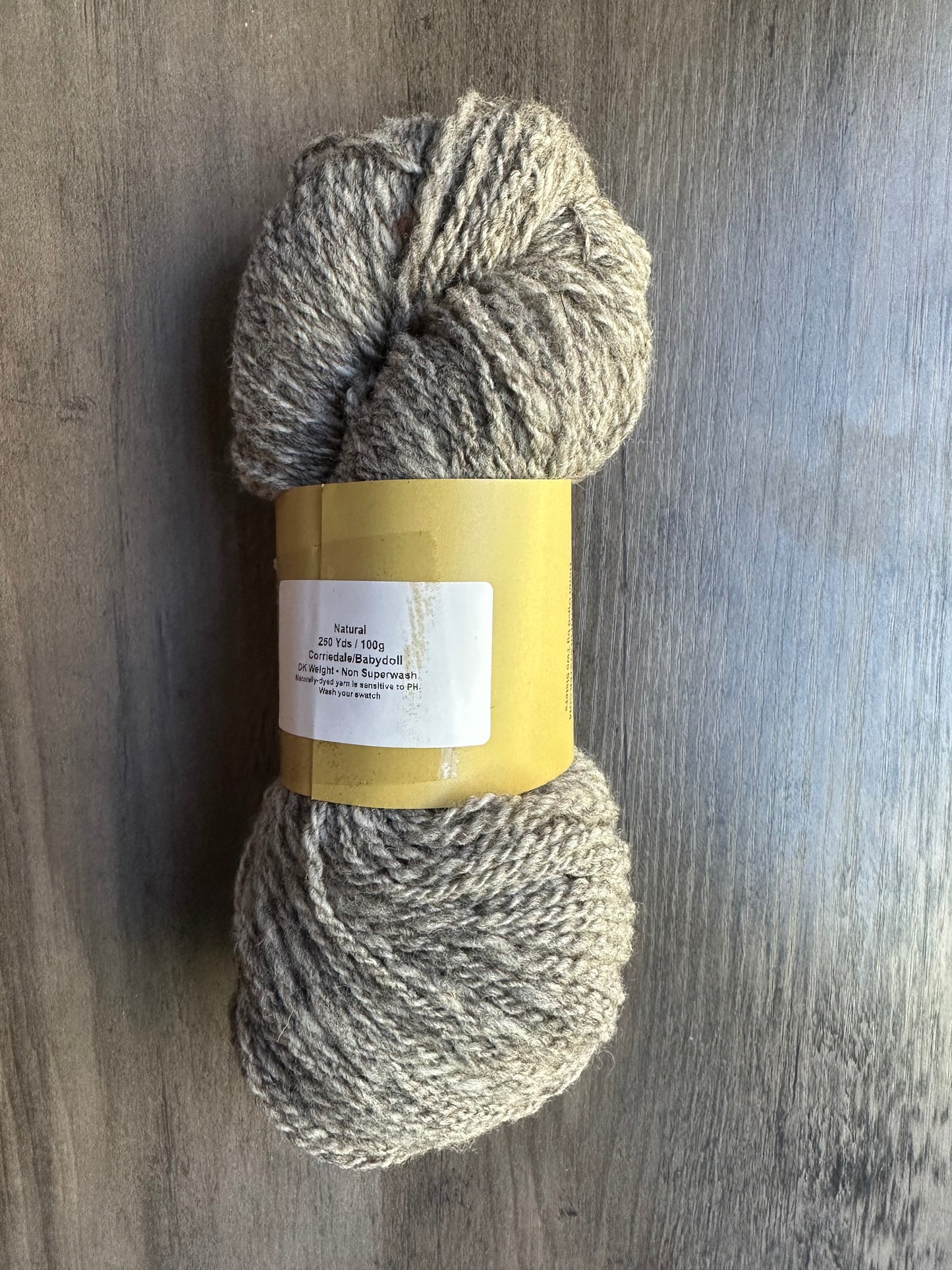 Corriedale/Babydoll Natural Grey