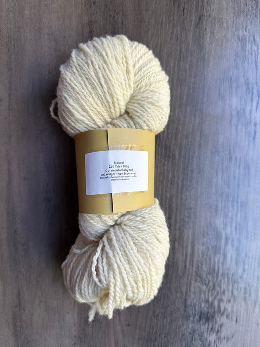 Corriedale/Babydoll Natural Cream