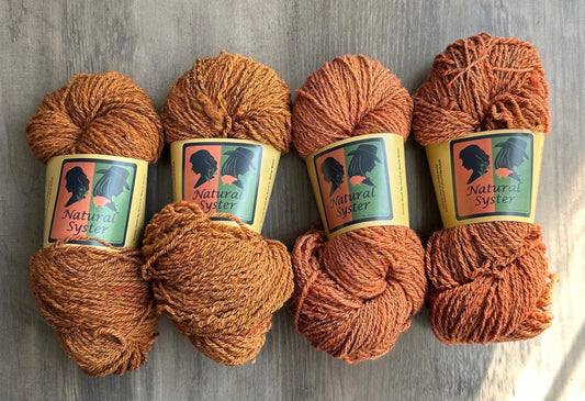 Dorset/Babydoll Yarn Marigold/Eastern Brazilwood