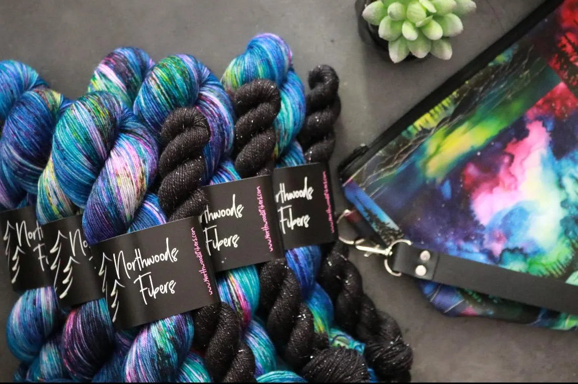 Light up the sky with Northwoods Fiber and matching Ismira Bag